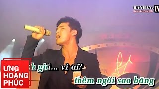 VÌ SAO TRONG LÒNG TÔI  ƯNG HOÀNG PHÚC  KARAOKE  LYRICS VIDEO [upl. by Savill129]