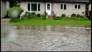 Canada Day Flood in Yorkton SK Video 2 [upl. by Namlaz185]