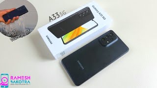 Samsung Galaxy A33 5G Unboxing and Full Review  IP67 Water Resistant  48MP OIS Camera [upl. by Mischa]