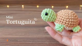 ✅🐢 Mini Tortuguita  Amigurumi a Crochet  Tutorial Paso a paso en Español  Fácil [upl. by Aikkin]