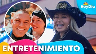 Chiquis Rivera arranca el 2024 escalando junto a su prometido  Hoy Día  Telemundo [upl. by Ilahsiav]