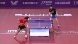 WTTC 2013 Highlights Ma Long vs Wang Hao 12 Final [upl. by Atineb]