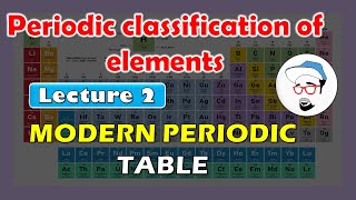 The Modern Periodic Table  Periodic classification of elements Class 10 SSC CBSE [upl. by Nicky]