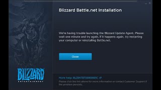 HOW TO FIX Cant install Battlenet or load games BLZBNTBTS0000005C error in 2022 Read Comments [upl. by Latisha]