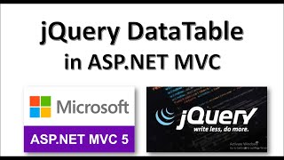 How to Integrate jQuery Datatable in ASPNET MVC  C  Razor [upl. by Scarrow655]