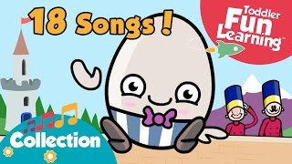 Humpty Dumpty and Lots More Songs for Children  Kids songs amp nursery rhymes [upl. by Alyose]