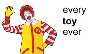 Every Mcdonalds Toy Ever 1990s [upl. by Colleen]