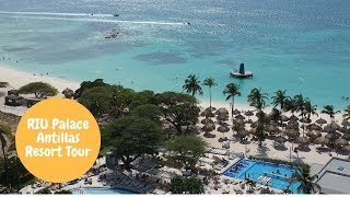 Aruba Adults Only All Inclusive Resort Tour RIU Palace Antillas [upl. by Yecniuq]