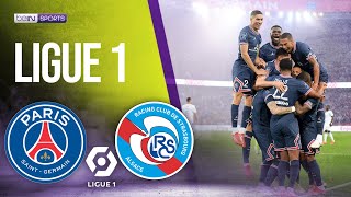 PSG vs Strasbourg  LIGUE 1 HIGHLIGHTS  8142021  beIN SPORTS USA [upl. by Layton]