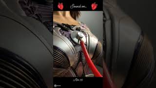 Alita Battle Angels heart heard through a stethoscope 💓💓💓 Alita alitabattleangel heartbeat [upl. by Crudden]