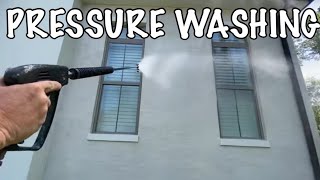 How to pressure wash a house start to finish [upl. by Nodaj735]