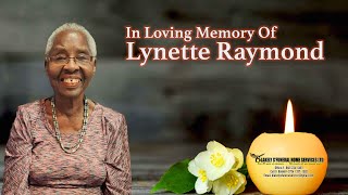 Lynette Raymond Funeral Service [upl. by Heymann]