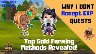 Hero Wars  Best Gold Farming Method Revealed [upl. by Nolla]