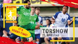 Torshow 22 Spieltag LOTTO Hessenliga 202425 [upl. by Anitrebla]