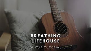 Breathing  Lifehouse Guitar Tutorial Easy Chords [upl. by Niala518]