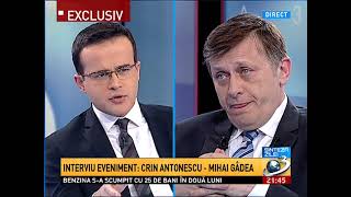 Sinteza Zilei  Mihai Gâdea vs Crin Antonescu Integral [upl. by Favata146]