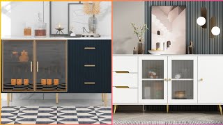 Modern sideboard cabinet design trends 2025  Buffet cabinet ideas for home interior [upl. by Tisman]