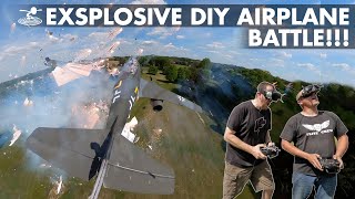 Explosive Battle with Two Giant DIY Airplanes 🔥 [upl. by Smaoht]