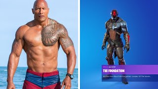 Is The Foundation really Dwayne The Rock Johnson in Fortnite [upl. by Ethan]