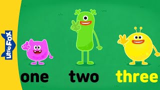 One Two Three  Nursery Rhyme with Karaoke [upl. by Nurse]