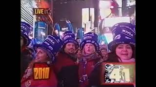 Times Square Ball Drop 2010 ABC [upl. by Arreip]