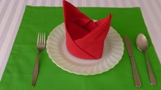 Napkin Folding  The Crown [upl. by Ailemaj]