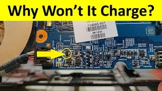 How to Fix a Laptop that Won’t Charge – Disassembly amp Repair [upl. by Hodgkinson]