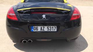 Peugeot RCZ 200 THP Custom Exhaust Sound 06AZ5317 [upl. by Eycats116]