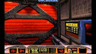 Duke Nukem 3D 100 Walkthrough E1L4 Toxic Dump [upl. by Amsirahc]