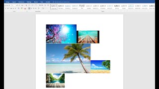 TUTORIAL How to Insert MULTIPLE Pictures On ONE Page In Microsoft Word 2013 2016 Office 365 [upl. by Ruenhs]