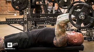 How To Do The Lying Triceps Extension Exercise  Jim Stoppani PhD [upl. by Talie135]