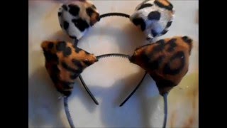 DIY  Serre Tête Félin  idée pour Carnaval [upl. by Nnyltiak889]