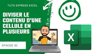 Tutoriel Excel  Comment diviser le contenu dune cellule en plusieurs colonnes [upl. by Ratha]