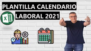 Plantilla de calendario laboral 2021 en Excel [upl. by Inavihs138]