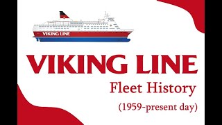 Viking Line fleet history 1959present day [upl. by Elatnahs788]