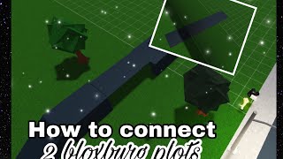 How to connect your bloxburg plots [upl. by Neelyhtak]