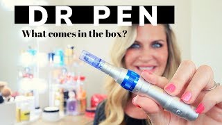 Microneedling Pen DR Pen A6 Unboxing  What comes in the box Overview [upl. by Asilat]