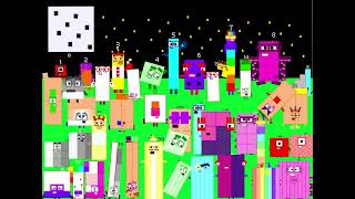 Numberblock band retro 1 to 1000 [upl. by Kcajyllib]