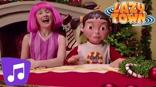 Lazy Town  I Love Xmas Music Video [upl. by Elson]