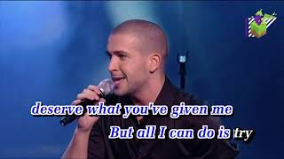 Breathless Karaoke Shayne Ward [upl. by Matta]