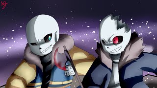 HorrorSans vs OuterSans Animation [upl. by Gennifer]