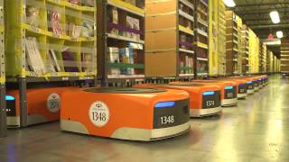 Amazon warehouse robots [upl. by Eliades410]