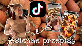 ODTWARZAM PRZEPISY Z TIKTOKA  CO JEM W CIĄGU DNIA  JESIENNE PRZEPISY 🎃🍂 [upl. by Zaob]