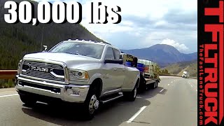 2016 Ram 3500 HD Takes on the Extreme Super IKE Gauntlet Review Towing 30000 Lbs [upl. by Mobley]