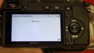 Sony NEX6 WiFi demo with Nexus 10 [upl. by Stig117]