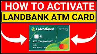 🔴How to activate landbank atm card  how to activate landbank atm cash card  Debit card [upl. by Nuahsed]