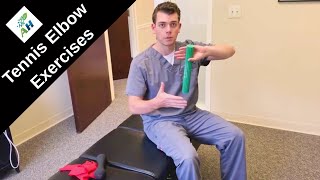 Rehab for Tennis Elbow  Theraband Flexbar [upl. by Harutek]