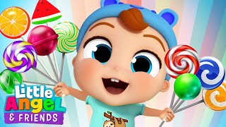 The Lollipop Song  Little Angel And Friends Kid Songs [upl. by Brick226]