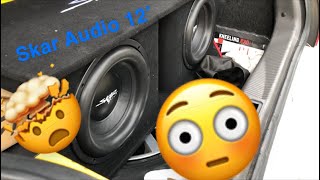 BRAND NEW SKAR AUDIO 2 12’s SUBS HITTING HARD [upl. by Ainos]