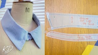 TWO PIECE COLLAR TUTORIAL  KIM DAVE [upl. by Asatan]